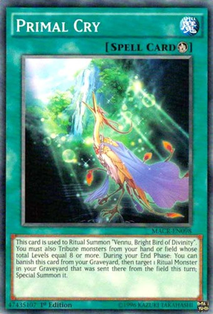 Primal Cry (MACR-EN098) - Common