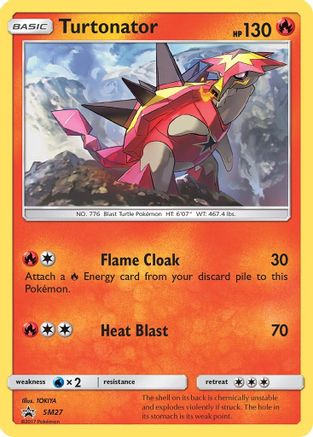 Turtonator SM27  - Holofoil - Promo