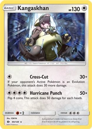 Kangaskhan - 99/149 (SM Base Set)/149  - Rare