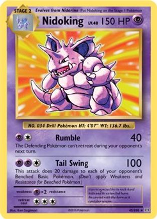 Nidoking (XY Evolutions) 045/108  - Rare