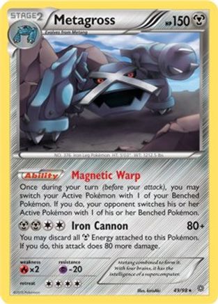Metagross - 49/98 (XY Ancient Origins)/098  - Holofoil - Holo Rare
