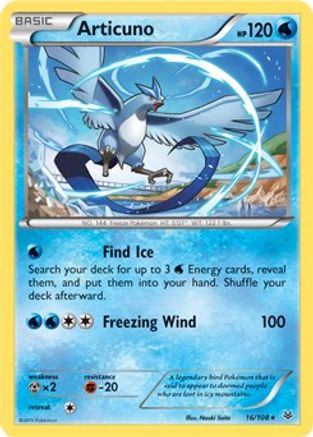 Articuno - 16/108 (XY Roaring Skies)/108  - Holofoil - Holo Rare