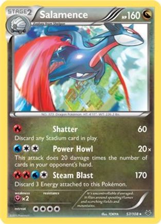 Salamence - 57/108/108  - Rare
