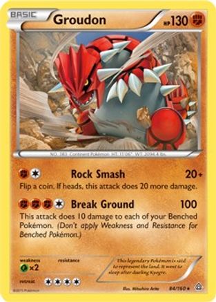 Groudon (XY Primal Clash) 084/160  - Holofoil - Holo Rare