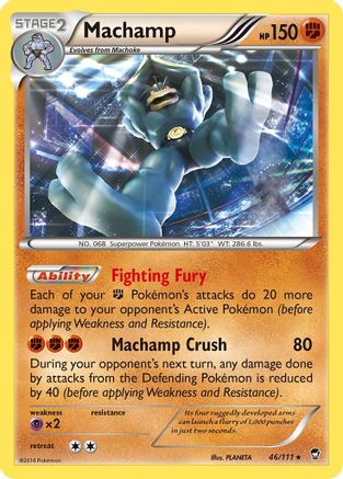 Machamp - 46/111 (XY Furious Fists)/111  - Rare