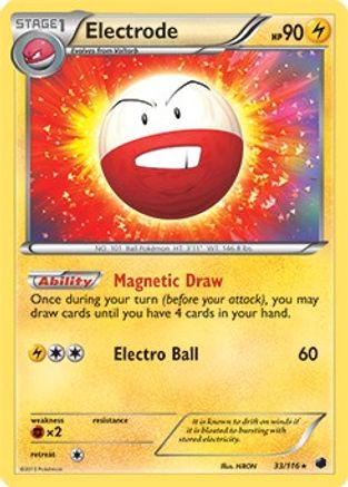 Electrode (BW Plasma Freeze) 033/116  - Rare