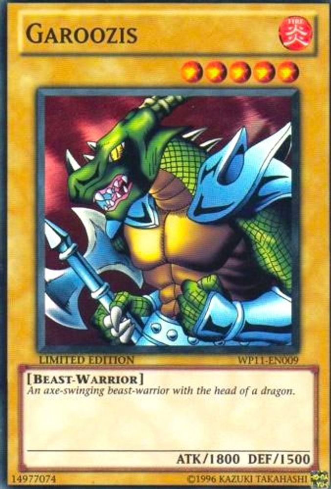 Garoozis (WP11-EN009) - Super Rare