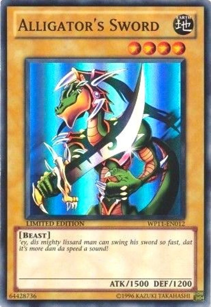 Alligator's Sword (WP11-EN012) - Super Rare
