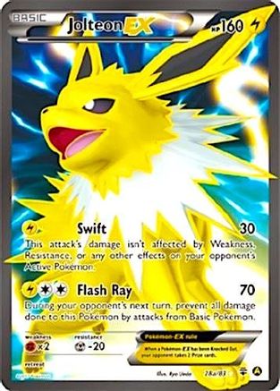 Jolteon EX - 28a/83 28a/83 - Alternate Art Promos Holofoil