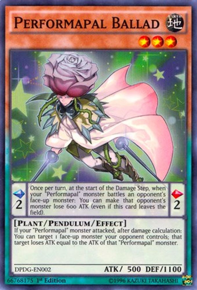 Ballade Performapal [DPDG-EN002] Super Rare 
