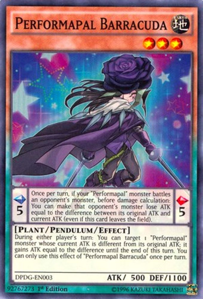 Performapal Barracuda (DPDG-EN003) - Super Rare