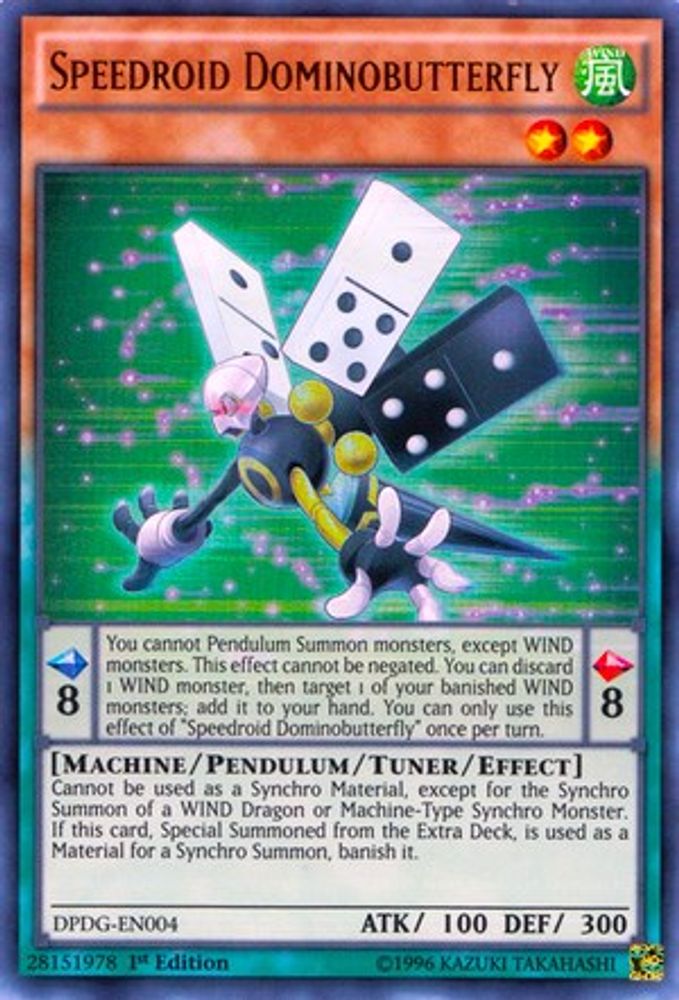 Speedroid Dominobutterfly [DPDG-EN004] Ultra Rare 