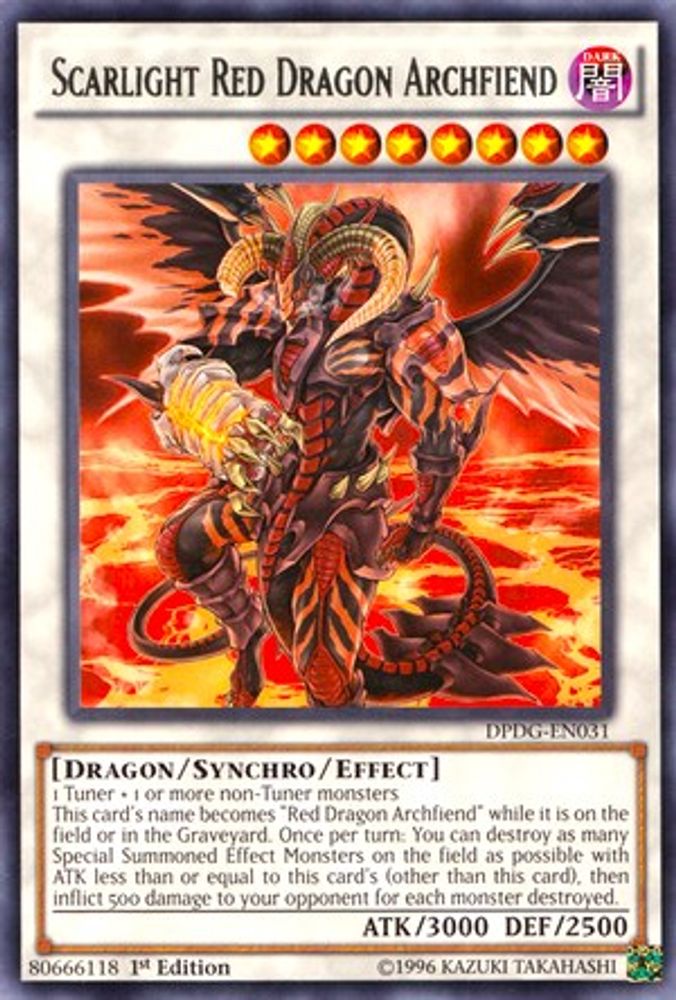 Scarlight Red Dragon Archfiend (DPDG-EN031) - Rare