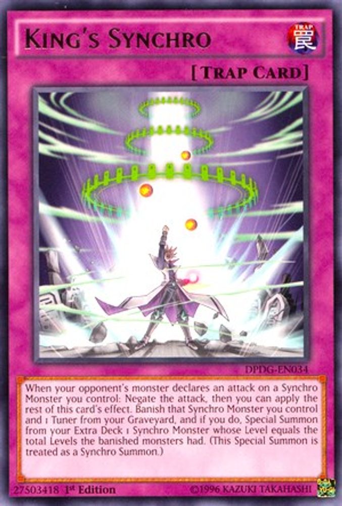 King's Synchro (DPDG-EN034) - Rare
