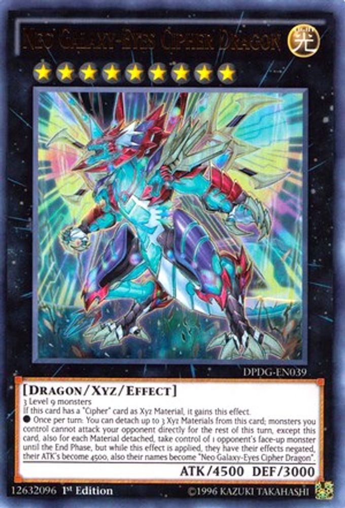 Neo Galaxy-Eyes Cipher Dragon (DPDG-EN039) - Ultra Rare