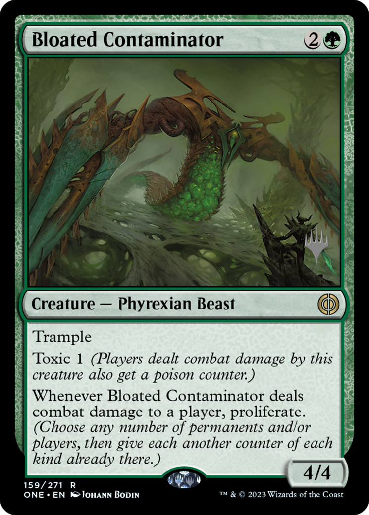 Bloated Contaminator (Pack promotionnel) [Phyrexia : All Will Be One Promos] 