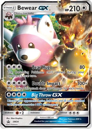 Bewear GX SM34  - Holofoil - Promo