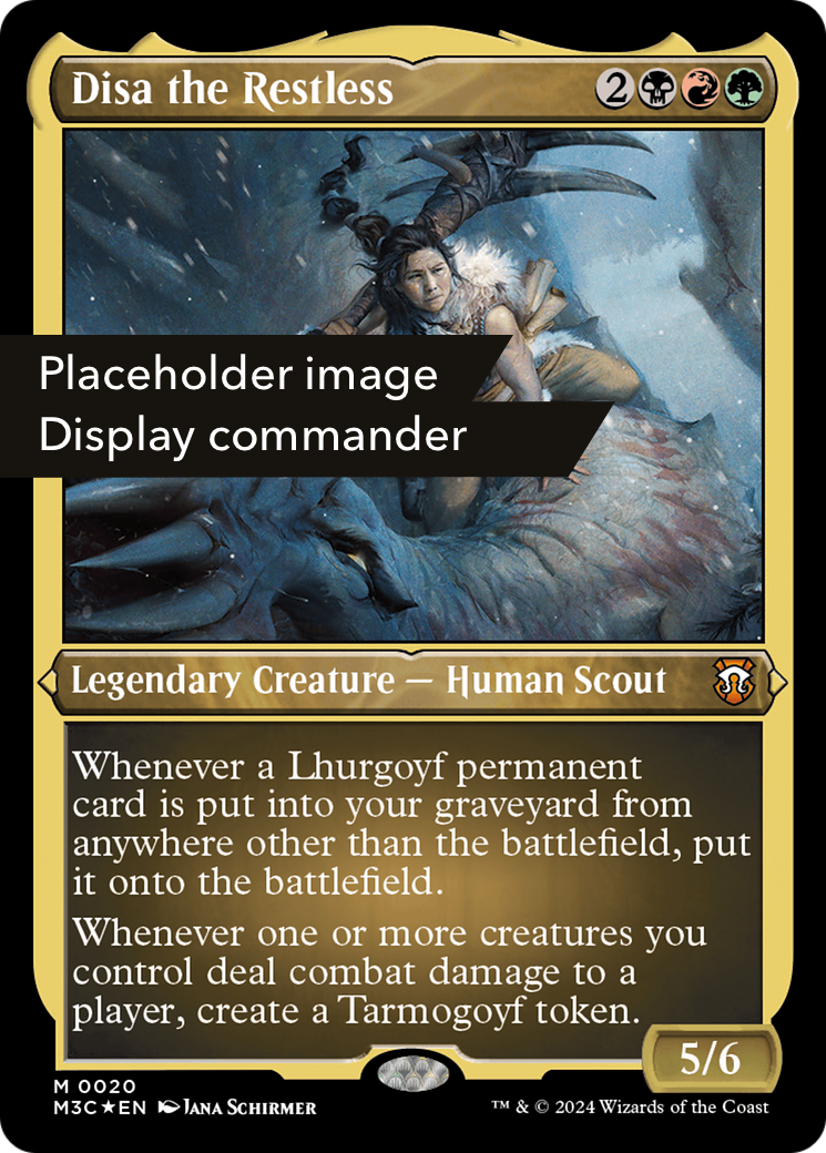 Disa l'agité (Display Commander) (Ripple Foil) [Modern Horizons 3 Commander] 