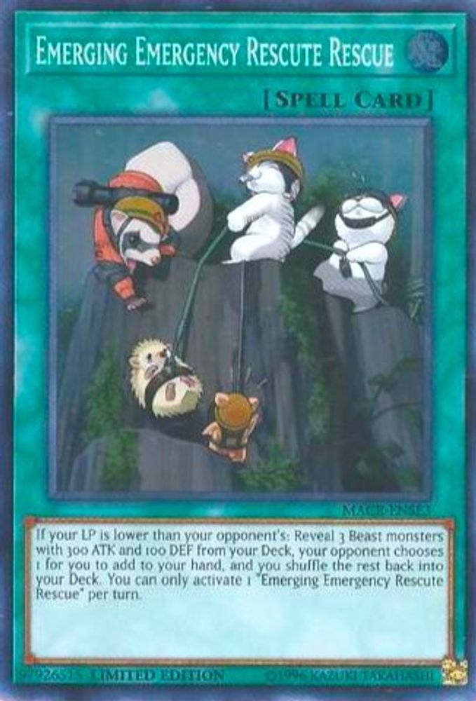 Emerging Emergency Rescute Rescue (MACR-ENSE3) - Super Rare