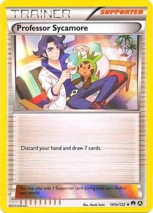Professor Sycamore (Holofoil) 107a/122  - Holofoil - Promo