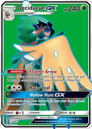 Decidueye GX SM37  - Holofoil - Promo
