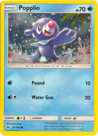 Popplio (Cosmos Holo) 039/149  - Holofoil - Promo