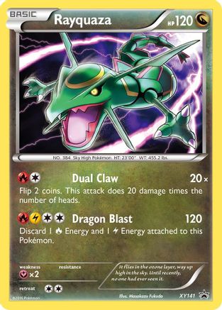 Rayquaza - XY141  - Holofoil - Promo