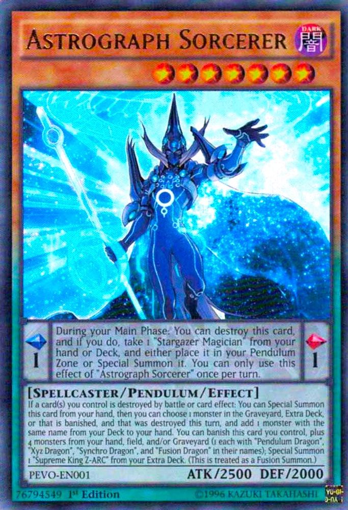 Astrograph Sorcerer (PEVO-EN001) - Ultra Rare