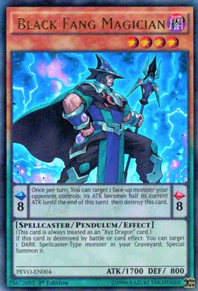 Black Fang Magician (PEVO-EN004) - Ultra Rare