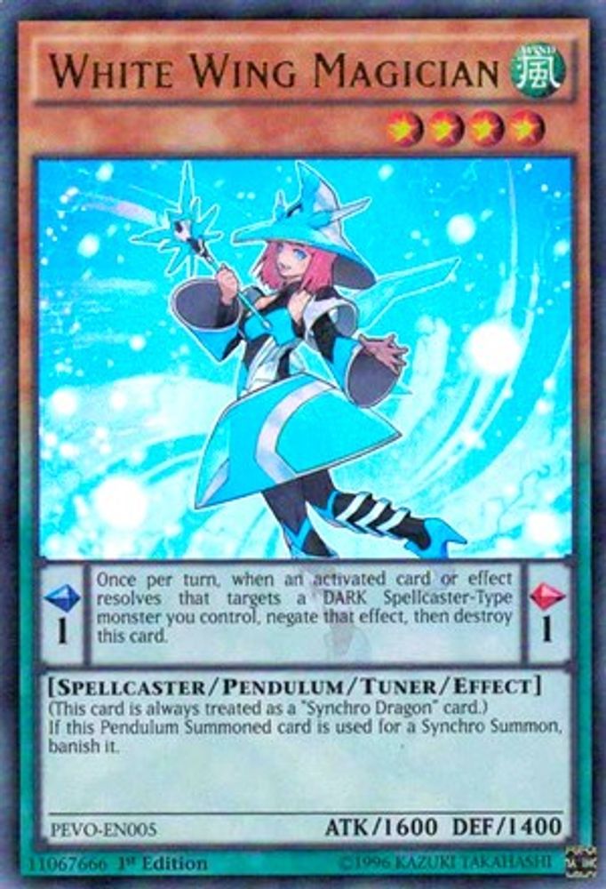 White Wing Magician (PEVO-EN005) - Ultra Rare