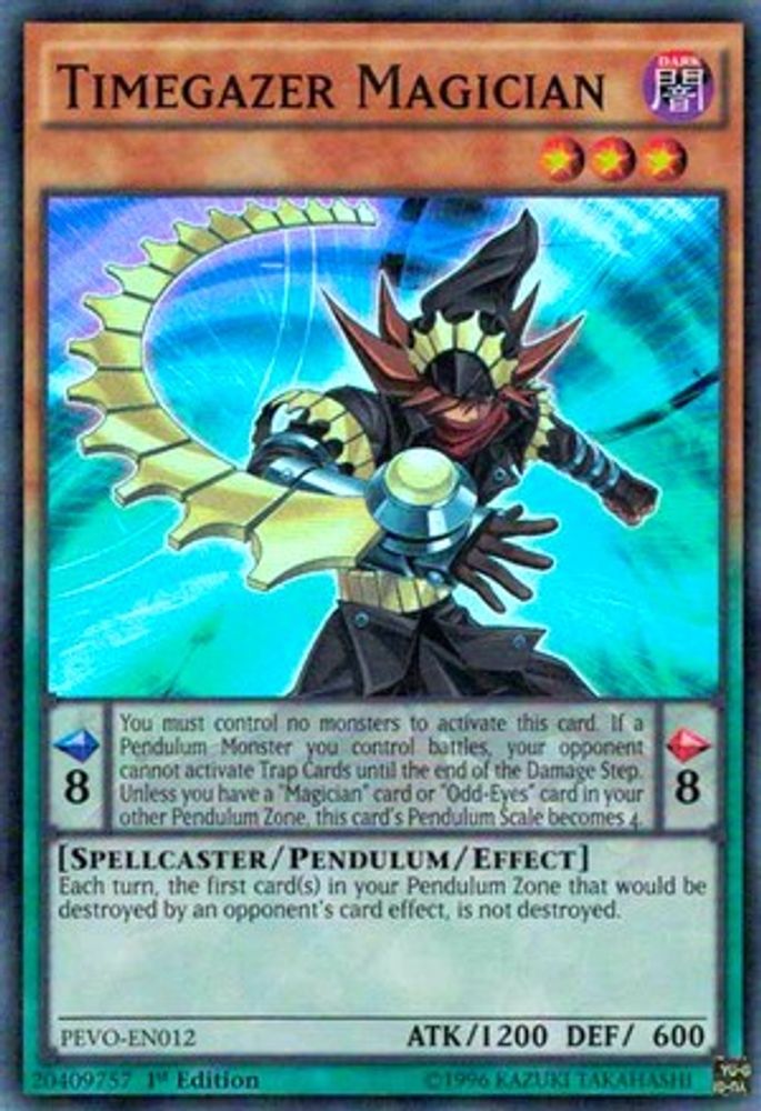Timegazer Magician (PEVO-EN012) - Super Rare