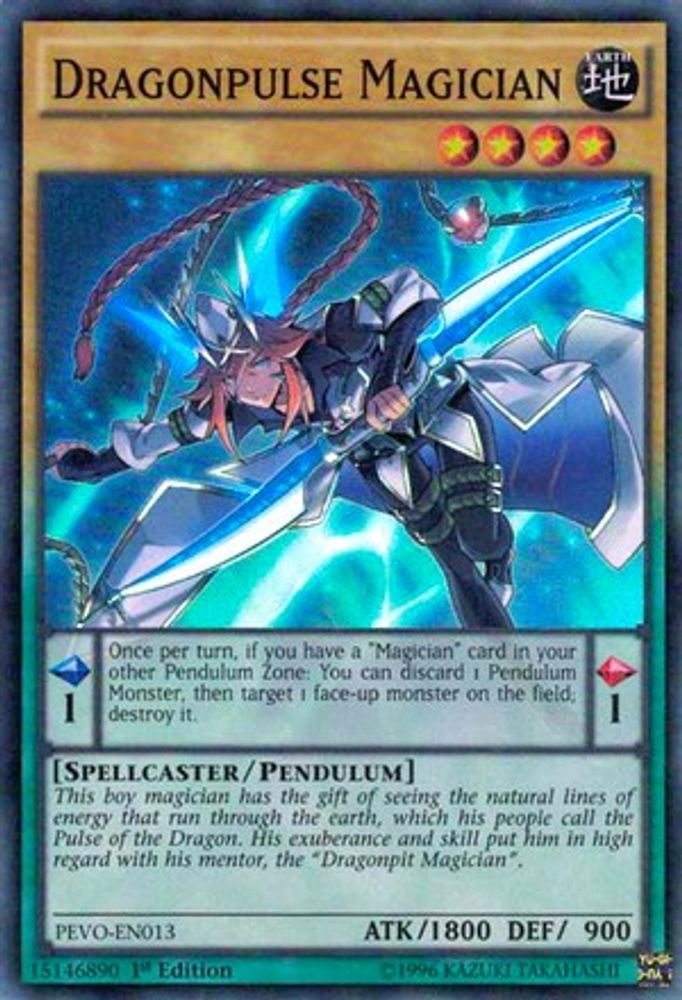 Dragonpulse Magician (PEVO-EN013) - Super Rare