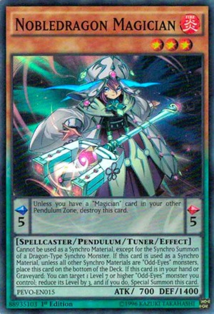 Nobledragon Magician (PEVO-EN015) - Super Rare