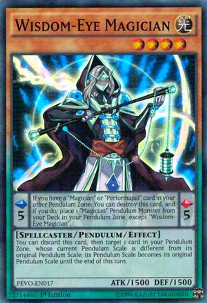 Wisdom-Eye Magician (PEVO-EN017) - Super Rare