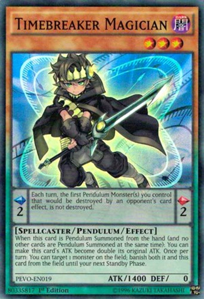 Timebreaker Magician (PEVO-EN019) - Super Rare