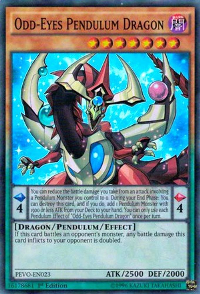 Odd-Eyes Pendulum Dragon (PEVO-EN023) - Super Rare