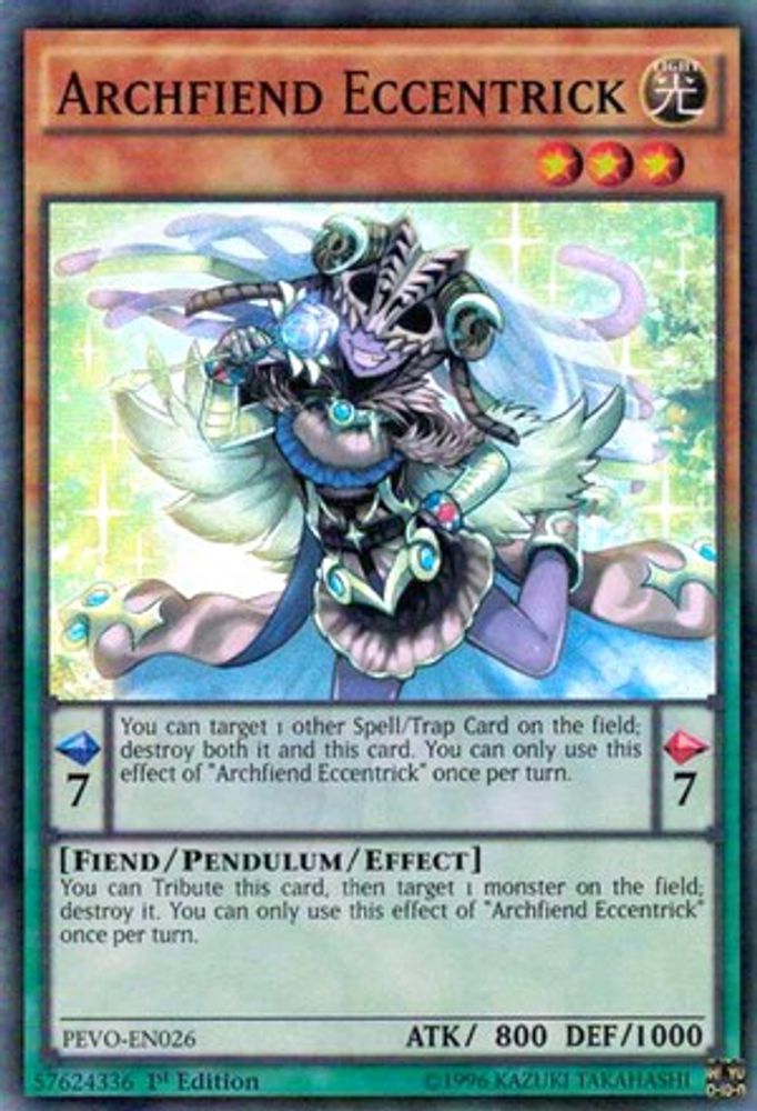 Archfiend Eccentrick (PEVO-EN026) - Super Rare