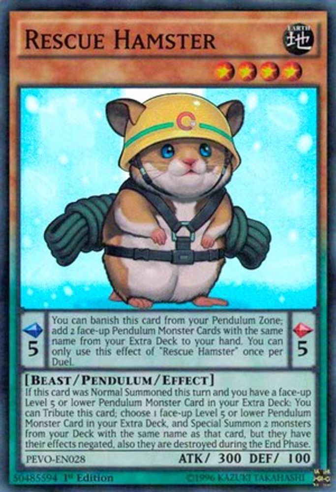 Rescue Hamster (PEVO-EN028) - Super Rare