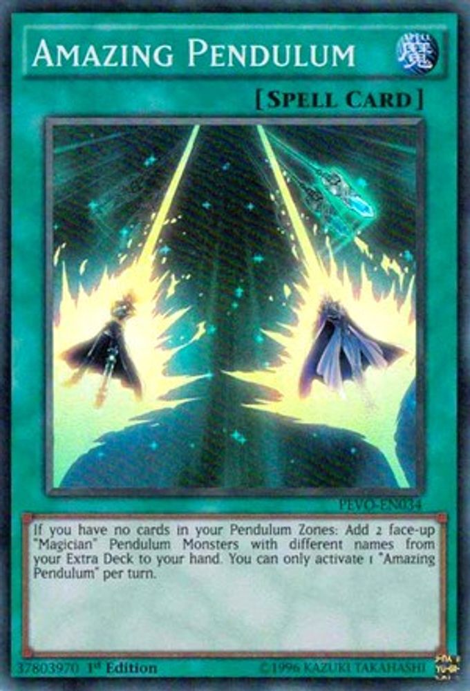 Amazing Pendulum (PEVO-EN034) - Super Rare