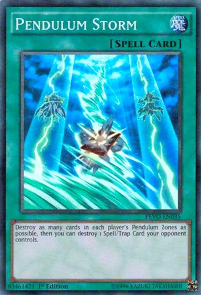 Pendulum Storm (PEVO-EN035) - Super Rare