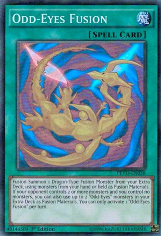 Odd-Eyes Fusion (PEVO-EN038) - Super Rare
