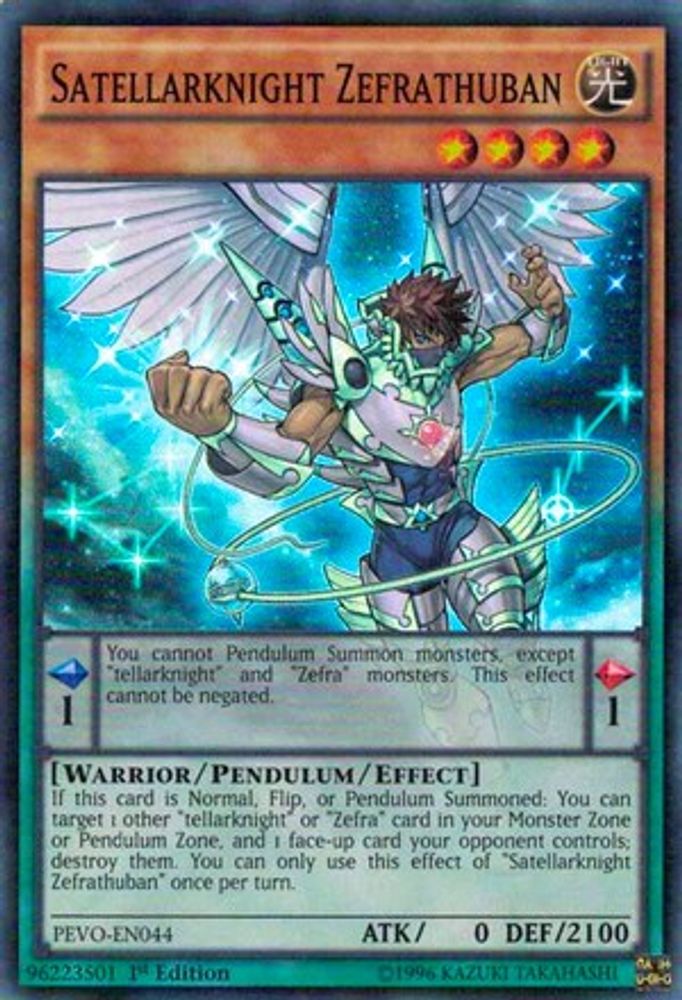 Satellarknight Zefrathuban (PEVO-EN044) - Super Rare