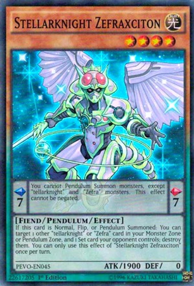 Stellarknight Zefraxciton (PEVO-EN045) - Super Rare