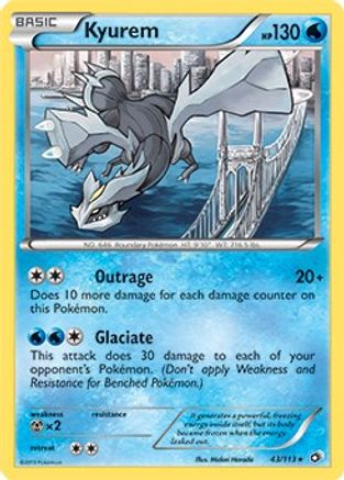 Kyurem 43/113 (BW Legendary Treasures)/113  - Rare