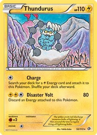 Thundurus - 50/113 (BW Legendary Treasures)/113  - Rare