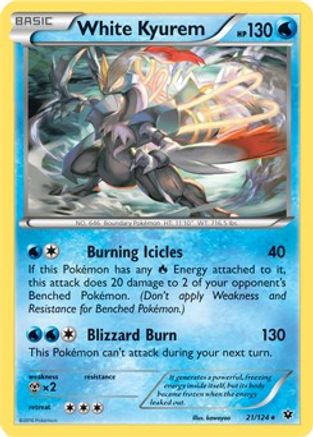 Kyurem blanc (21/124) (Thème Deck exclusif) [XY : Fates Collide] 