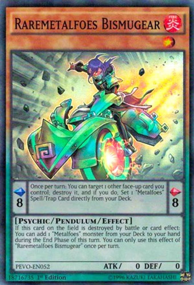 Raremetalfoes Bismugear (PEVO-EN052) - Super Rare