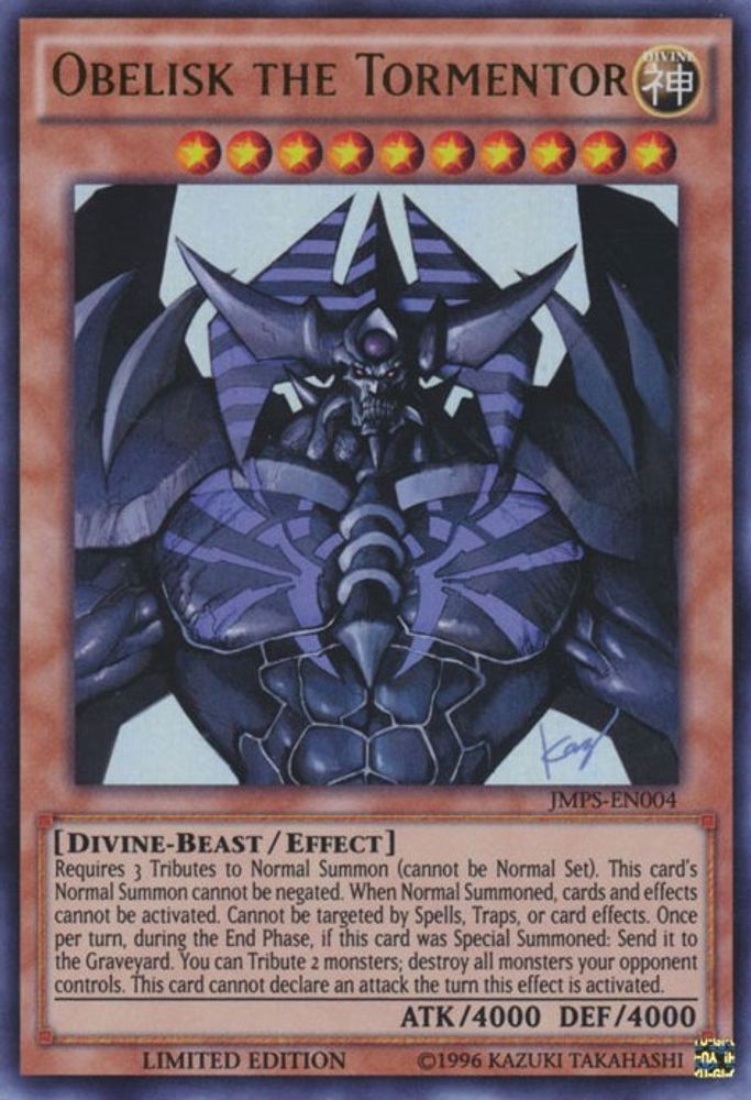Obelisk the Tormentor (JMPS-EN004) (JMPS-EN004) - Ultra Rare