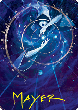 Carte d'art Time Warp (signature estampillée or) [Strixhaven : School of Mages Art Series] 