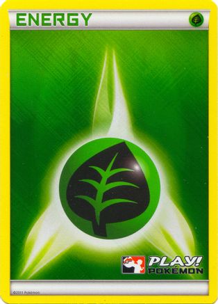 Grass Energy (2011 Play! Pokemon)  - Holofoil - Promo